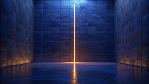 Minimalist Wall, perfect lines, grude