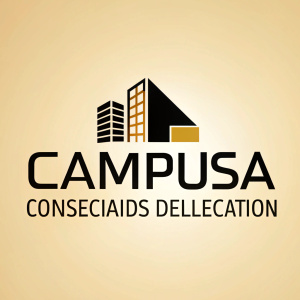 HAS UNA CONSULTORIO DE ARQUITECTURA CON LOGO CON NOMBRE CAMPSA y no agrges mas palabras