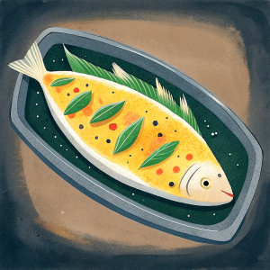 pollock fillet in sour cream in the oven