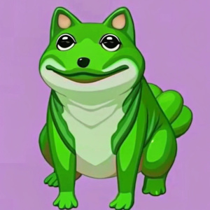 Shiba Inu who mutated into a frog. 