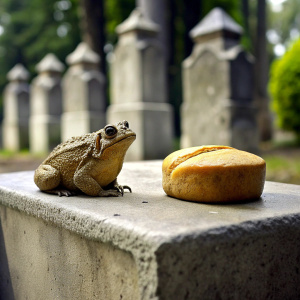 The grave of the toad and bread