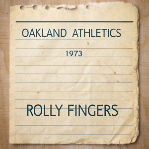 Official memo from 1973, Oakland Athletics team pays for mustache wax for Rolly Fingers. Handwritten document on aged paper, rough texture, ink faded