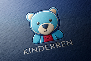 logo bear for kindergarten