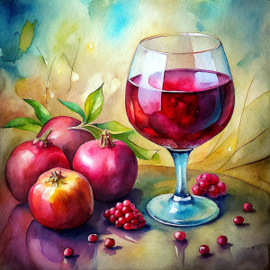 pomegranate wine 