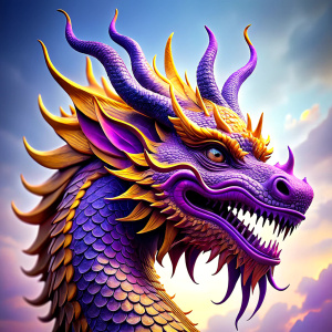 purple dragon