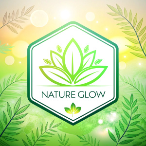 the logo of the spa salon "NatureGlow"