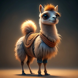 Shao Xiaotuo, the cool little camel, has a fashionable figure and a furry hump, with trendy eyes.

Its fur color is like the golden sand dunes in the Wuwei Minqin Desert, with a touch of fashion in the light brown. The patterns on its body are smooth, with a modern desert style.

Shao Xiaotuo wears a cool little red hat embroidered with the Wuwei Minqin emblem, showcasing its unique style. In addition, to attract the attention of young people, we have added elements of Chinese hip-hop to Shao Xi