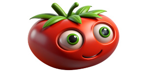 tomato with eyes, insane