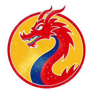 red dragon icon for videogame