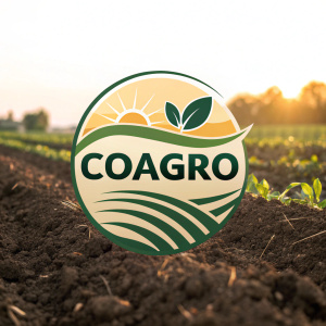 Coagro's logo, a blend of earthy greens and soft tans, symbolizes the company's deep connection to nature and its resources. The design, modern yet full of meaning, reflects Coagro's commitment to the land.