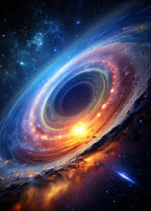 galaxy, black hole