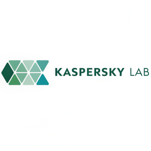 Kaspersky Lab's sleek logo. Featuring a blend of mint and forest green hues. Modern, minimalist design