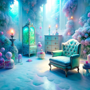 ultra pastel iridescence furniture close Bioluminescent  Holographic glam  Glitz Sequin made of flowers print swarovski glass magic room flowers print in ice cube   room made of glass ultra heavy snowy room  colorful furniture frozen  ultra iridescence   intense frozen heavy snowy ultra sagging room colorful furniture frozen in ice molds 
 masterpiece  dreamland PRISM Effect antique furnitures a lot of snows  ultra intense crystal effect ultra glitter Photoshop Photo Manipulation