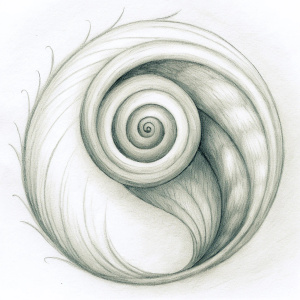 espiral con ondas de sonido