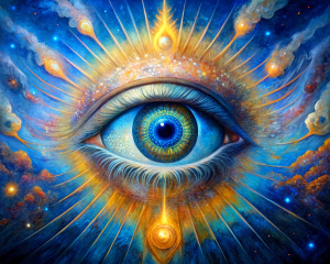 an eye that already reached enlightenment