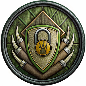 claw, lock clutches
 boundary military operation patch