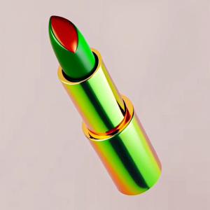 3d plastic lipstick