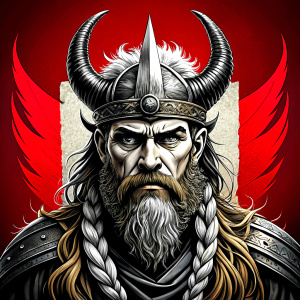 viking perfect realistic art, high-definition, high-definition grey and black, white background 