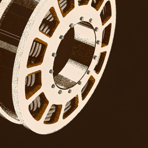 Highly detailed illustration of Tony Stark's Arc Reactor. Rendered with complex technical schematics. Set against a sleek, metallic background.