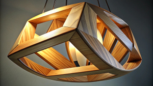 wooden ply resturent light