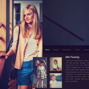Website dedicated to Elle Fanning, showcasing various photographs and details about her life, career, and family.