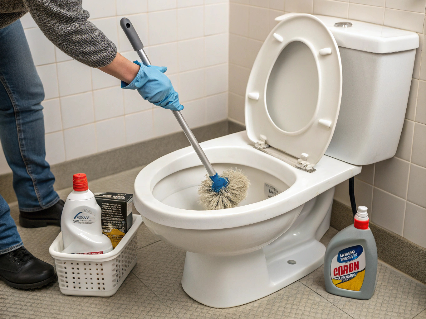 
                toilet cleaning
                