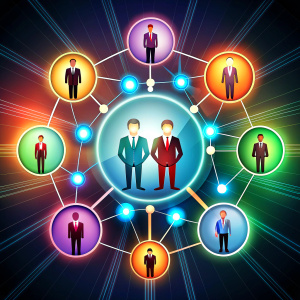 LLM connected people