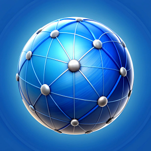 global blue circuit board  background