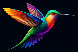 Hummingbird vector