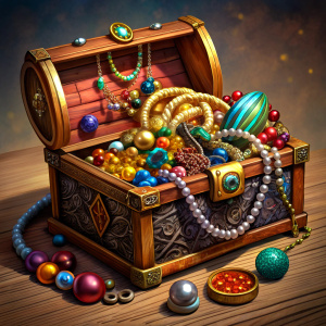 a box full of jewellery