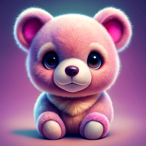 teddy bear, cute, pink