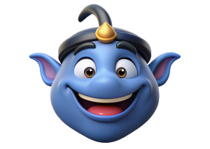 Aladdin Hopeful anticipation emoji