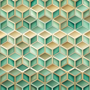 seamless pattern 3d look - Recraft
