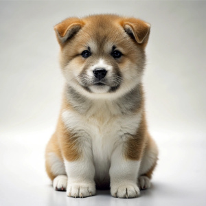 Cute puppie Akita