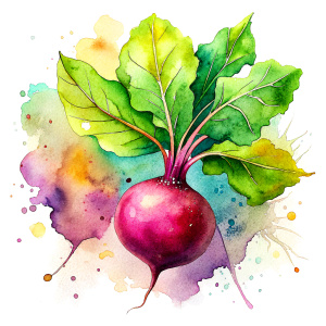 watercolor Beet