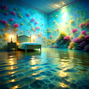 phenomenon vintage bedroom  flowers print furniture   wave sea submerged The Bioluminescent   phenomenon    Intensive Iridescent Acrylic Amazing light reflections 
 
