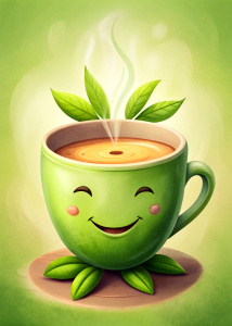 drinm tea be happy