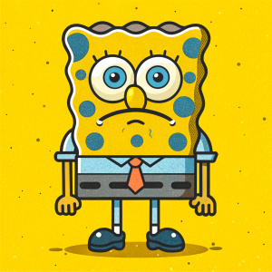 sad SpongeBob SquarePants