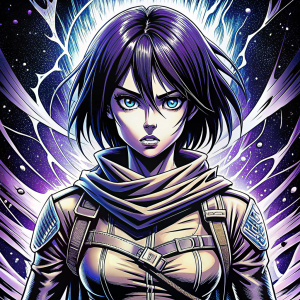 Mikasa Ackerman, full body