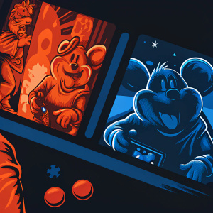 An interactive webpage for Chuck E. Cheese featuring vibrant graphics and playful animations