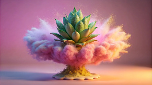 yage,3d,clay,"explosion"
Blender 3d, pastel background
3D illustration clay rendering, edges
Smooth, plastic texture