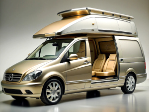 Luxurious camper car