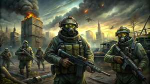 NZO postappo stalker radiation mutants chernobyl weapons gasmask