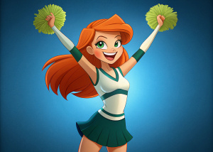 Kim Possible cheerleader