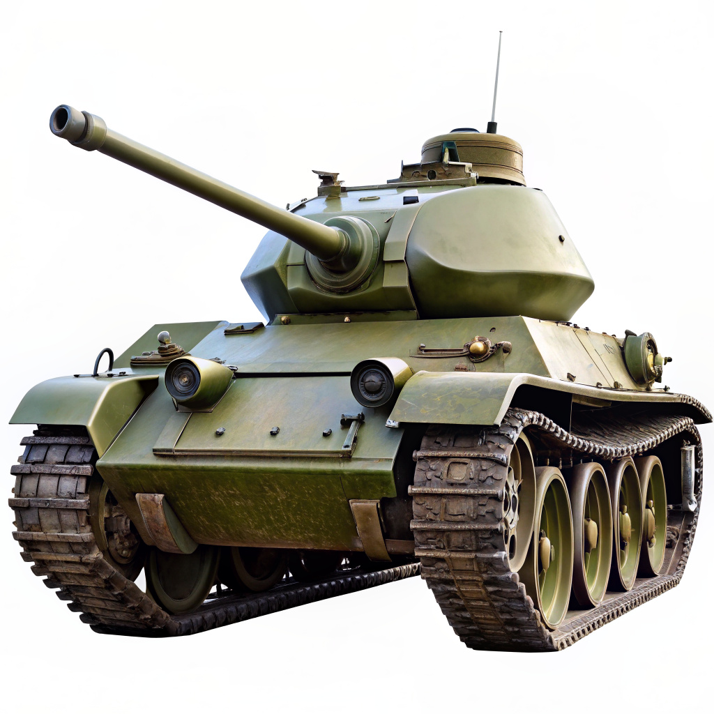 soviet medium tank t3485 png on transparent background
