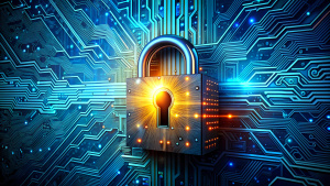 cyber Padlock circuit board security