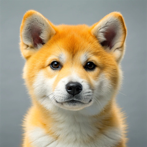 face yellow baby doge akita, face yellow baby hachiko dog, reality, ultra hd, 4k real 