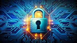 cyber Padlock circuit board security