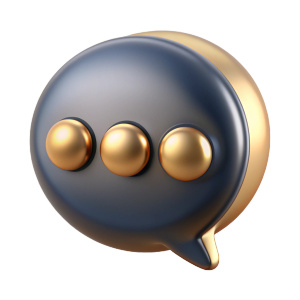 The golden chat room, bubble