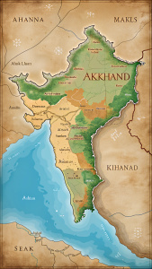 akhand bharat map